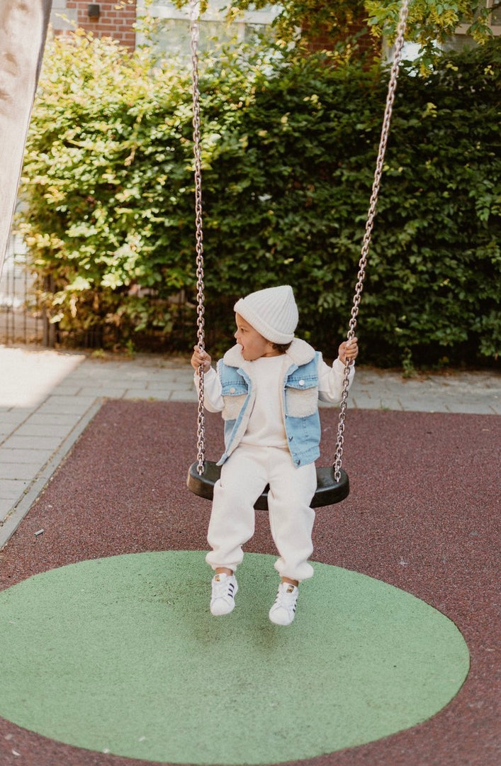 Denim Teddy Weste