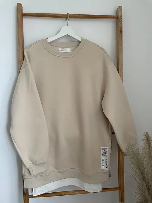Long Sweater beige