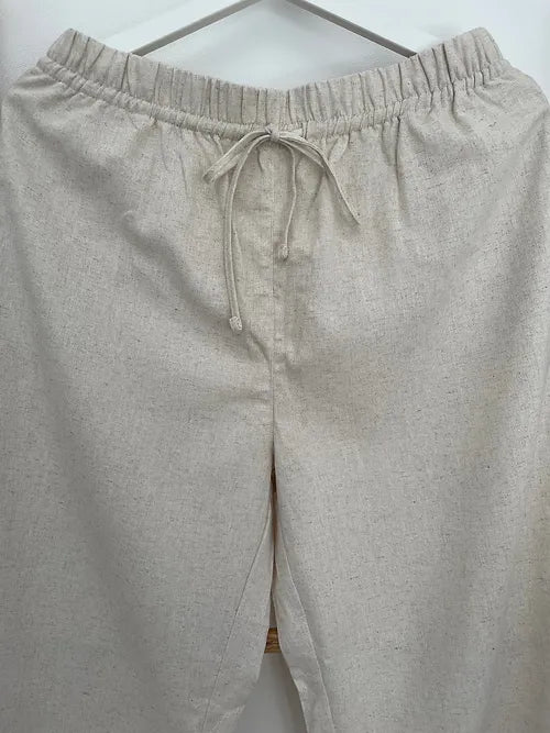 Weite Leinenhose