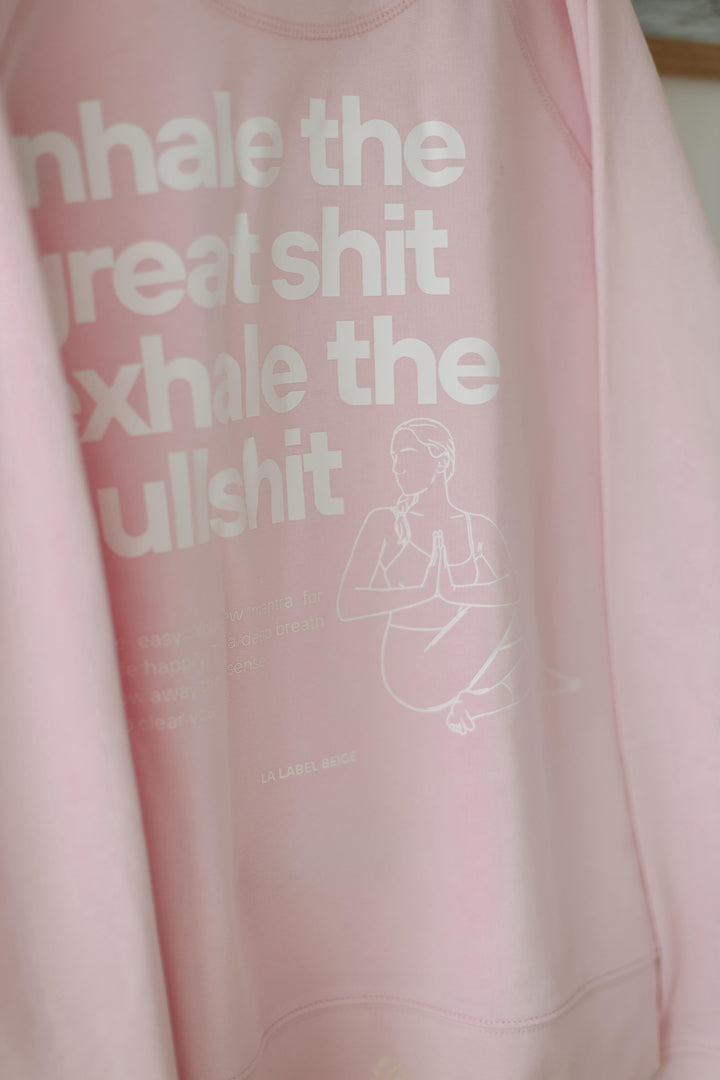Inhale / Exhale oversized Sweater