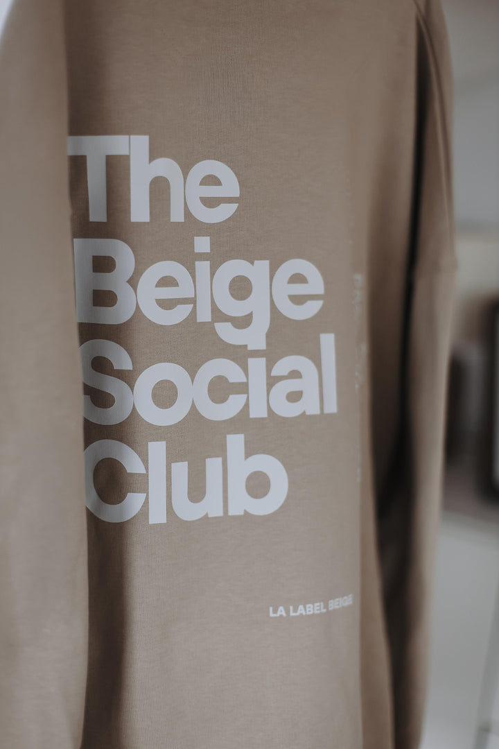 The Beige Social Club – Organic Cotton Sweater