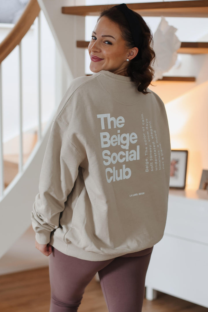 The Beige Social Club – Organic Cotton Sweater