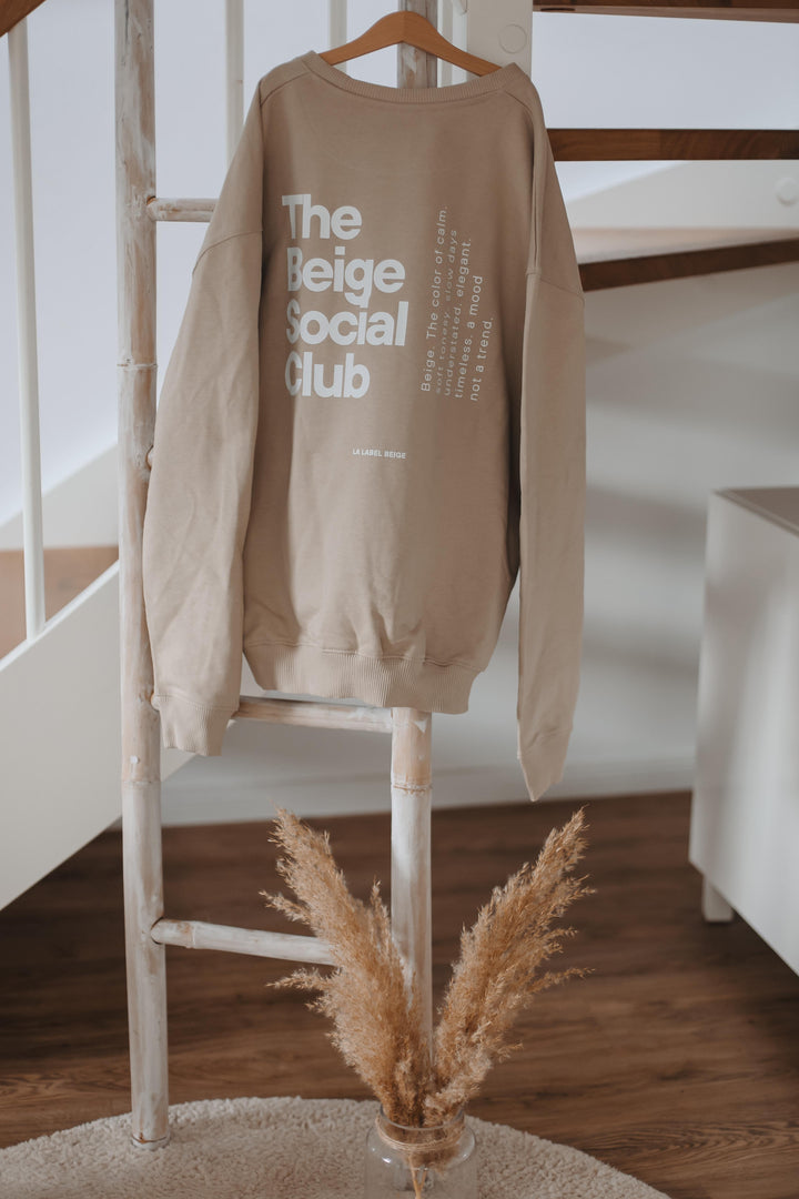 The Beige Social Club – Organic Cotton Sweater