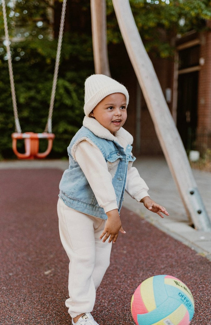 Denim Teddy Weste