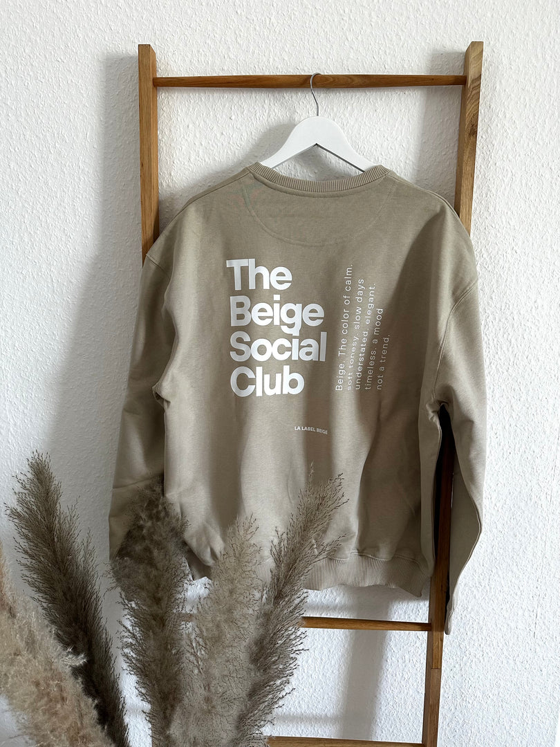 The Beige Social Club – Organic Cotton Sweater