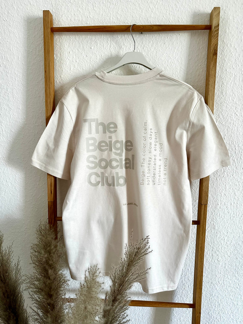 The Beige Social Club – Organic Cotton T-Shirt