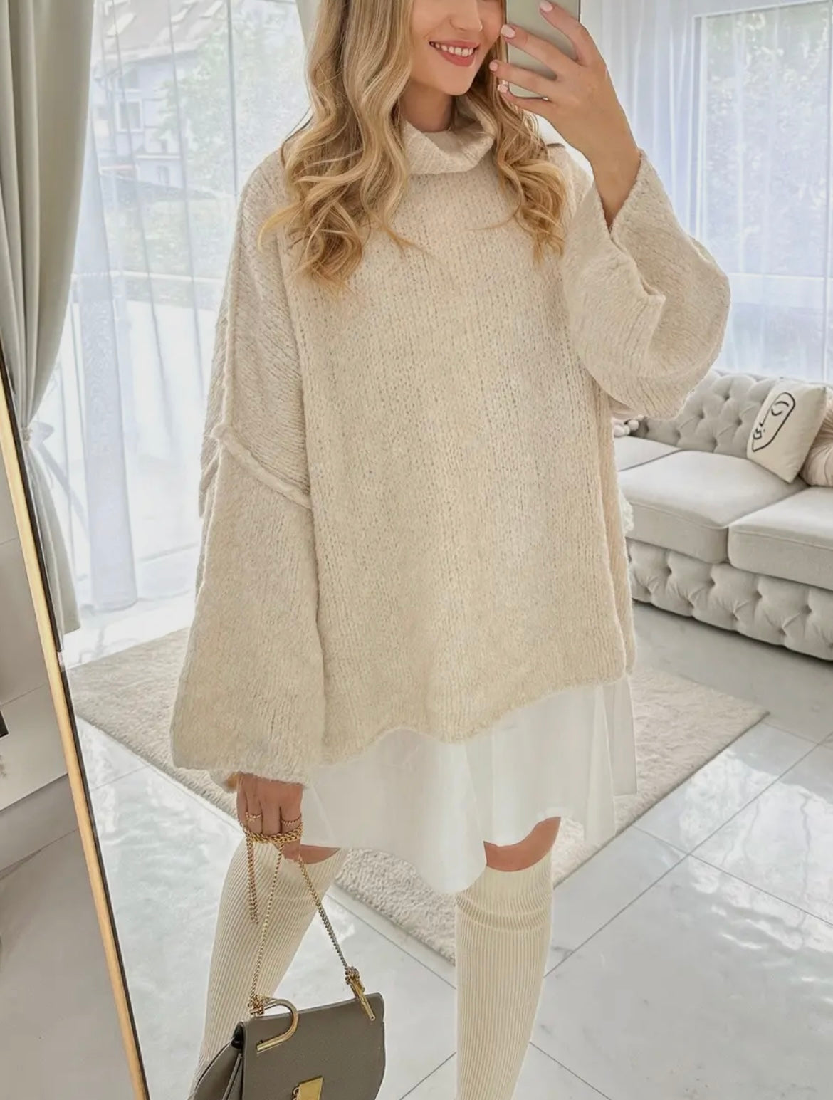 Wolke 7 Strickpullover creme