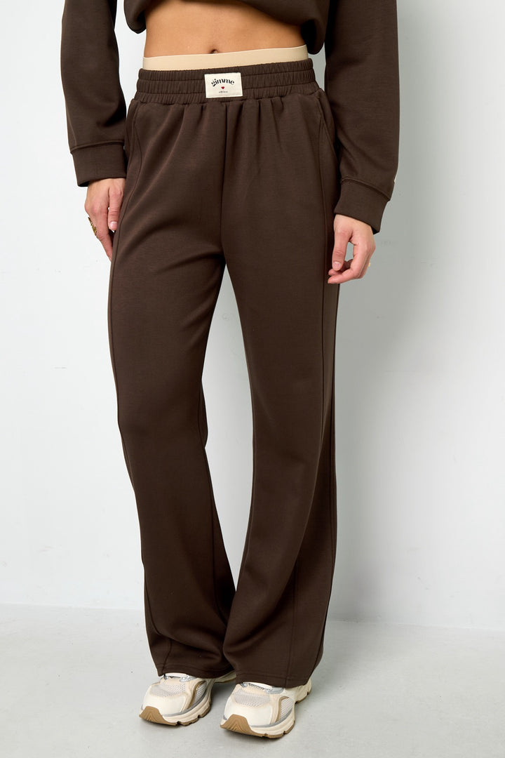 Hoodie & Wide Leg Pants Set