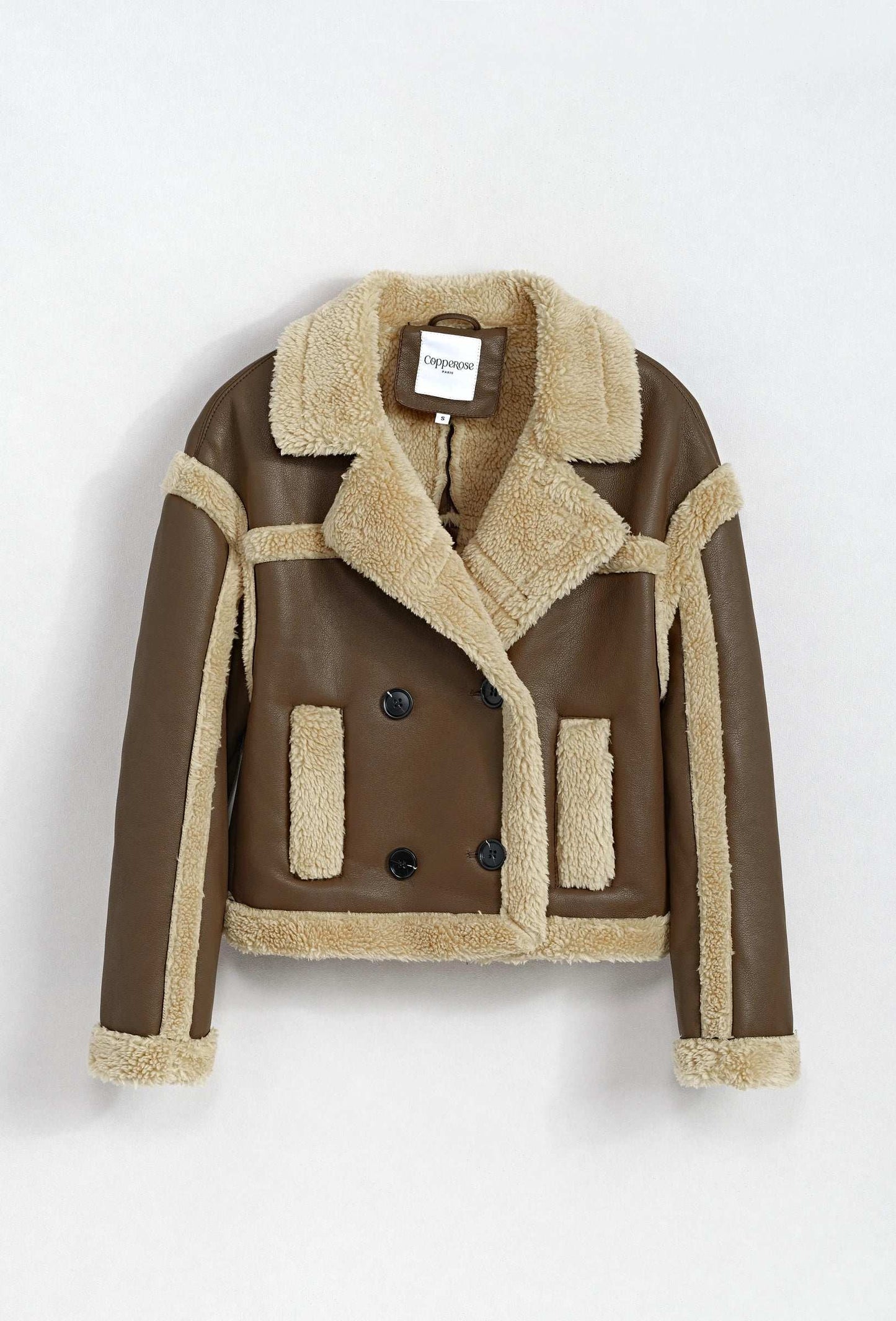 Lederjacke Teddy