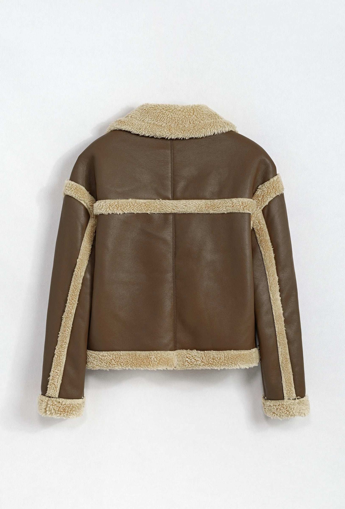 Lederjacke Teddy