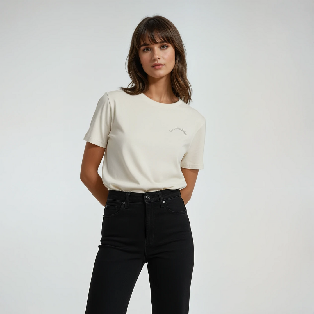 Beige Mom oversized T-Shirt