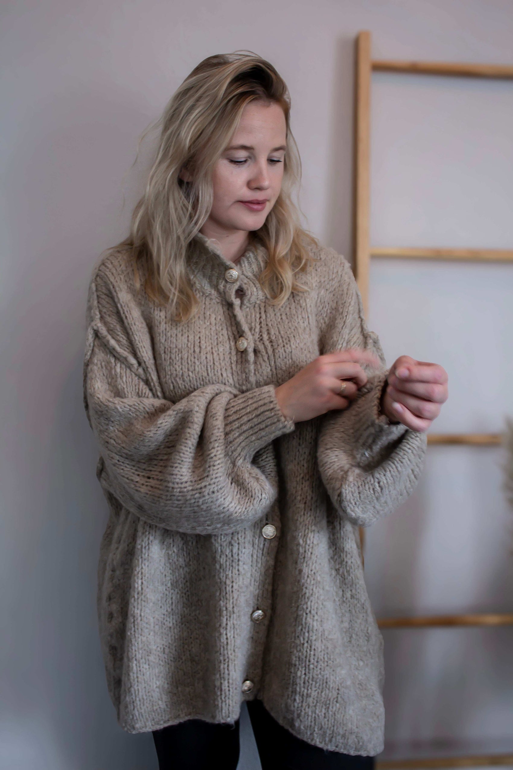 Wolke -7 Strickjacke beige