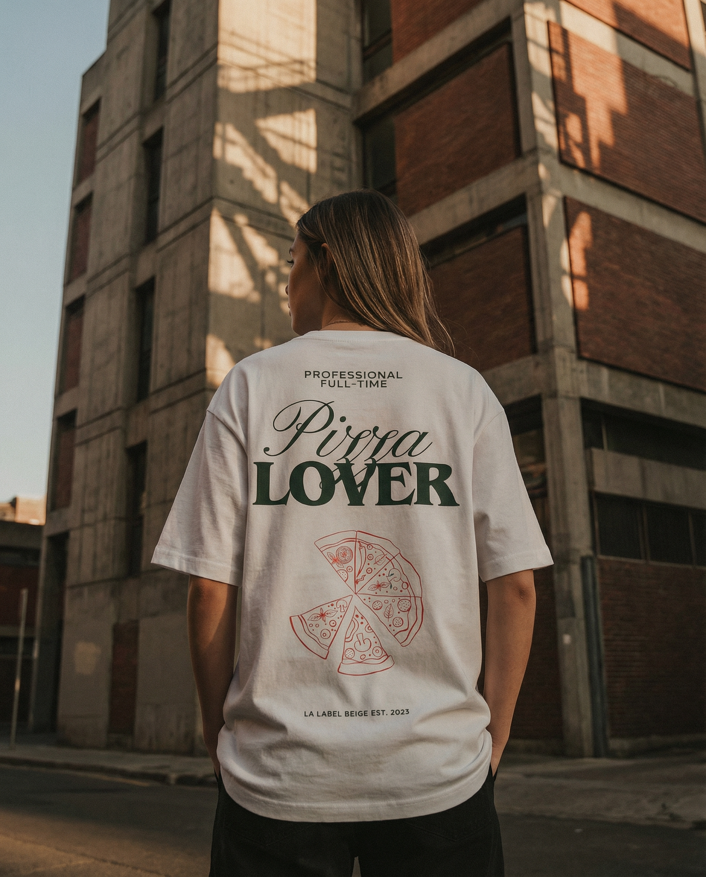 Pizza Lover oversized T-Shirt