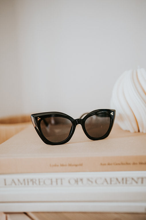 Cat-Eye-Sonnenbrille - La Label Beige