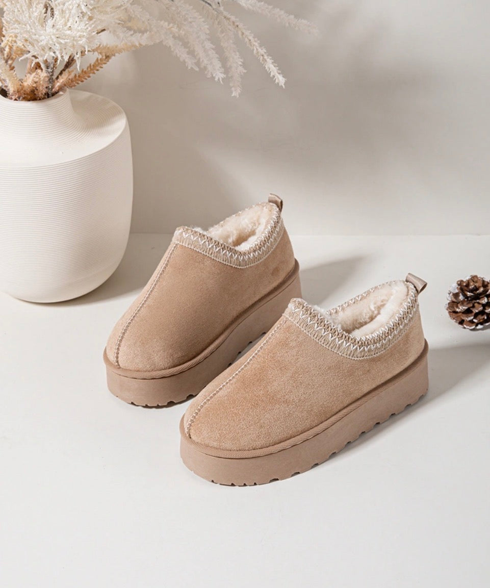 Flauschi Plateau Slipper