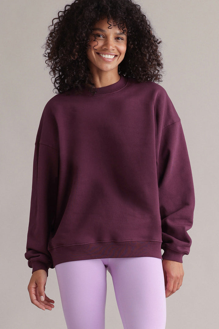 Sweatshirt Rise and Shine Italian Plum
