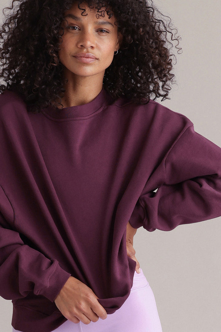 Sweatshirt Rise and Shine Italian Plum