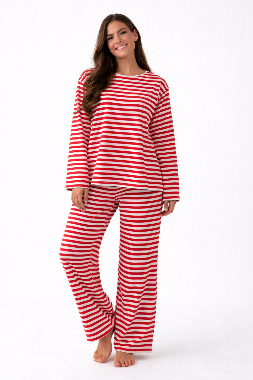 Red Stripe Lounge-Set