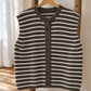 Streifen Strickweste