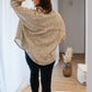 Leo Musselinbluse hellbeige