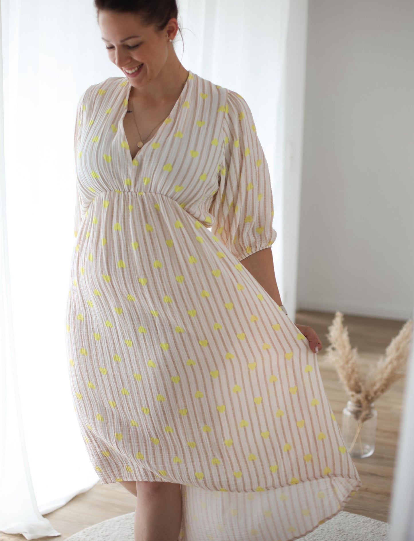 Musselinkleid Lemonhearts