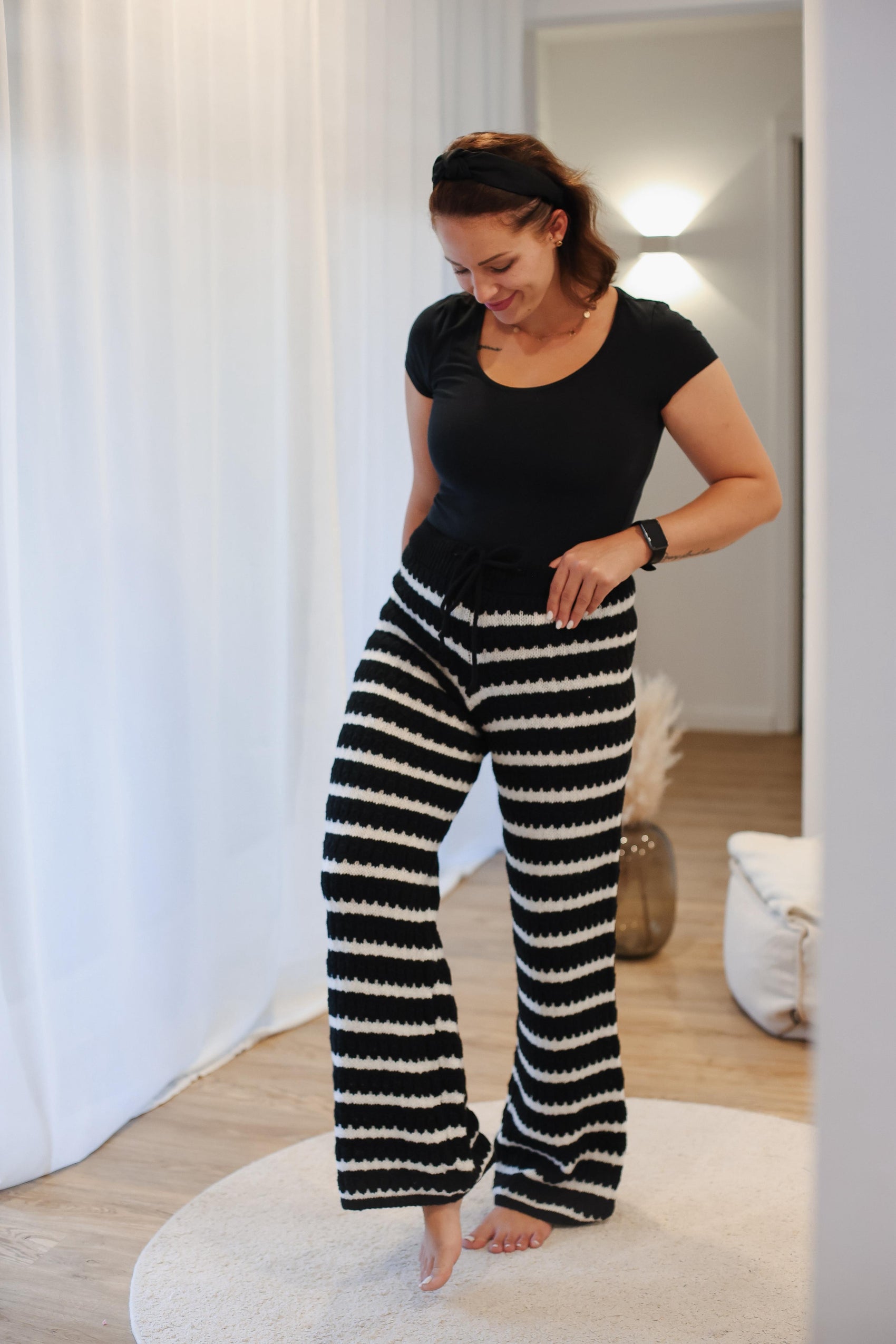 Strickhose „Cozy Stripes“