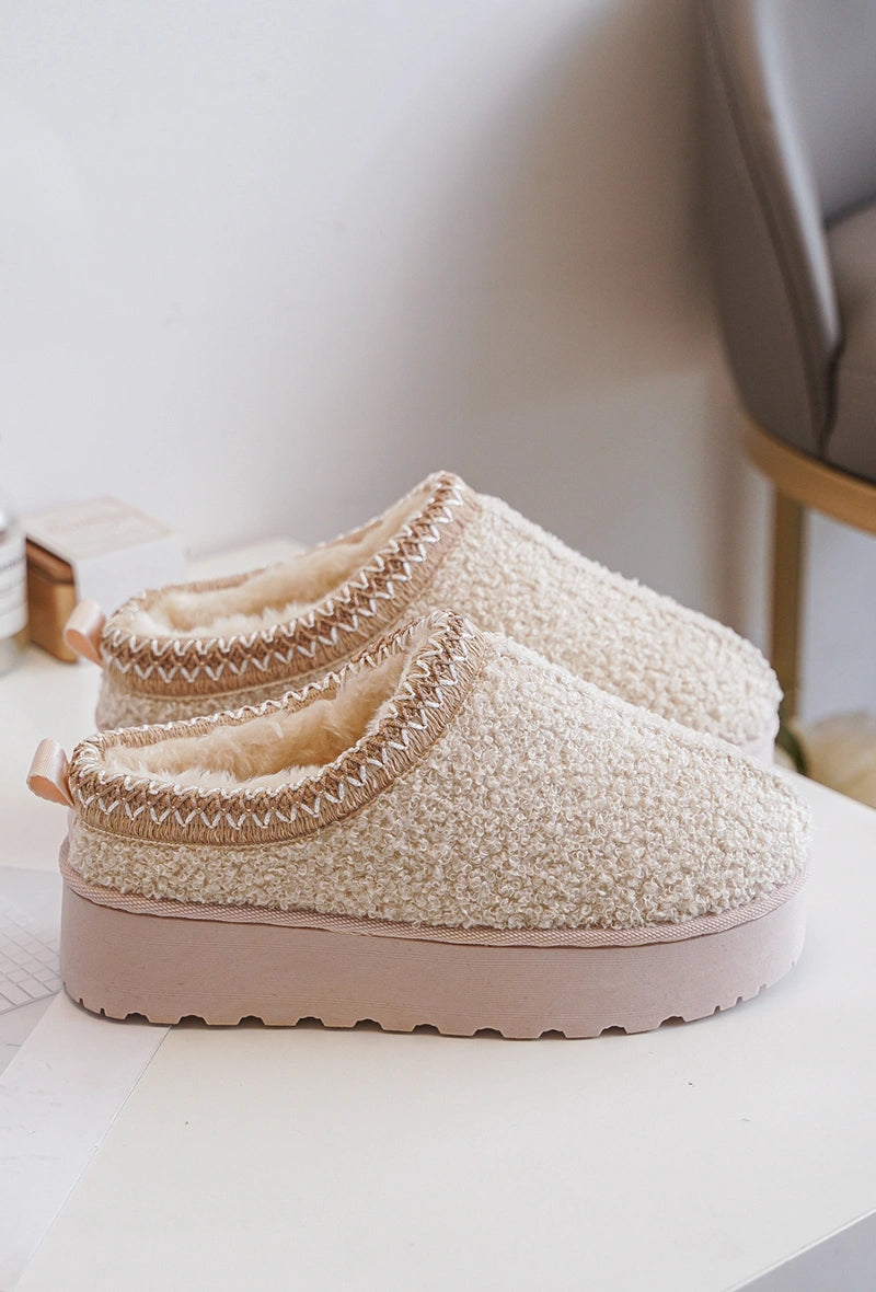 Flauschi Plateau Slipper