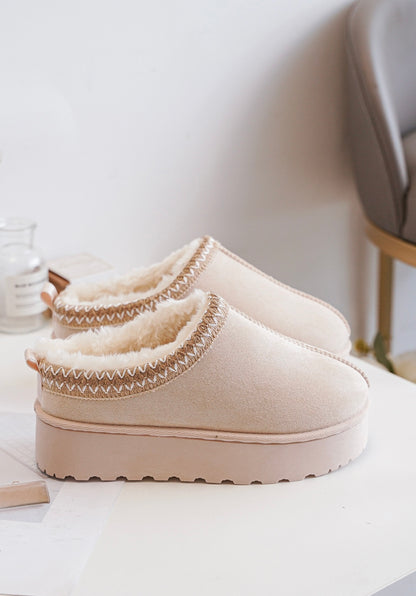 Flauschi Plateau Slipper