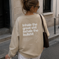 Inhale / Exhale oversized Sweater beige