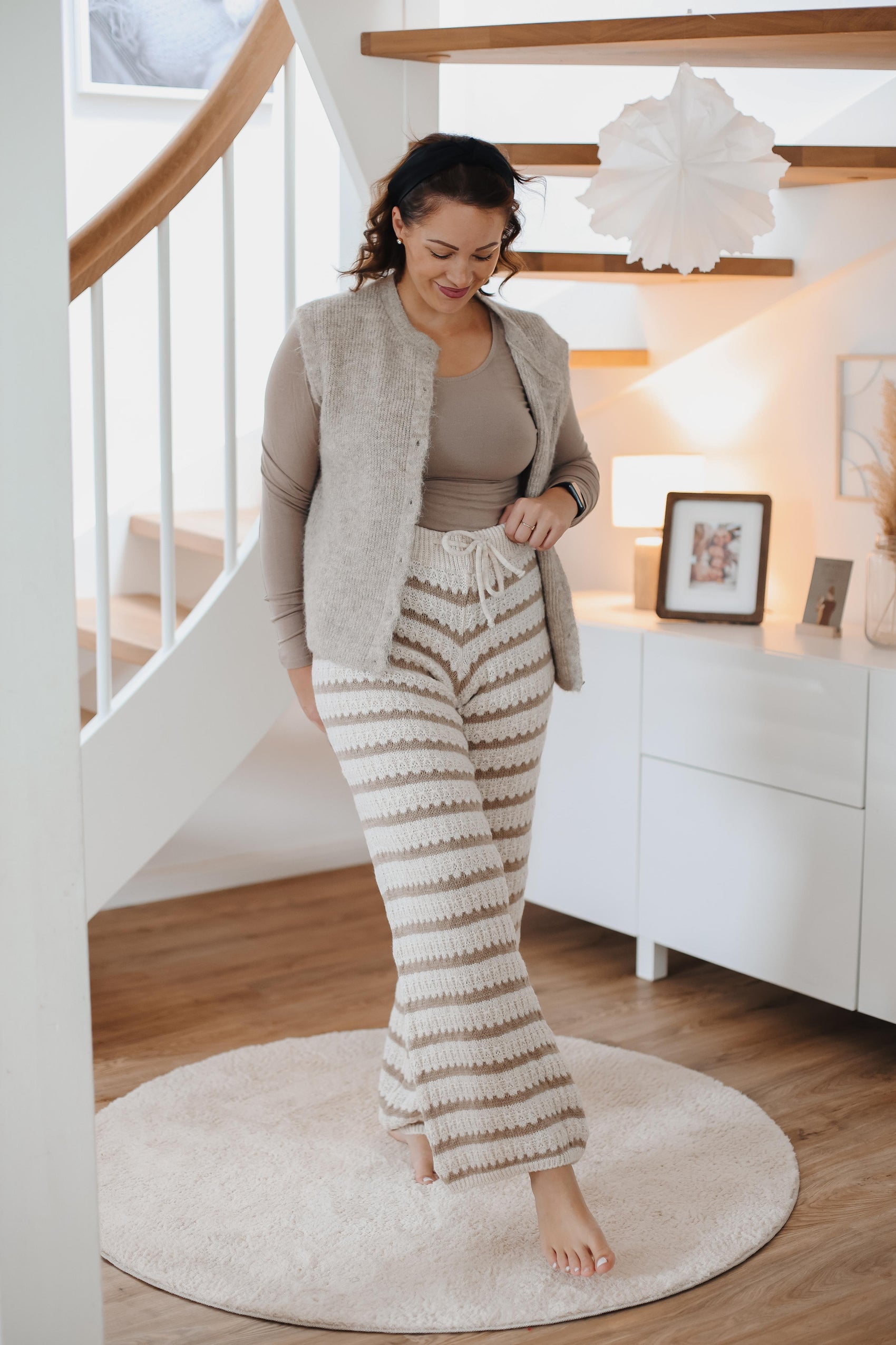 Strickhose „Cozy Stripes“