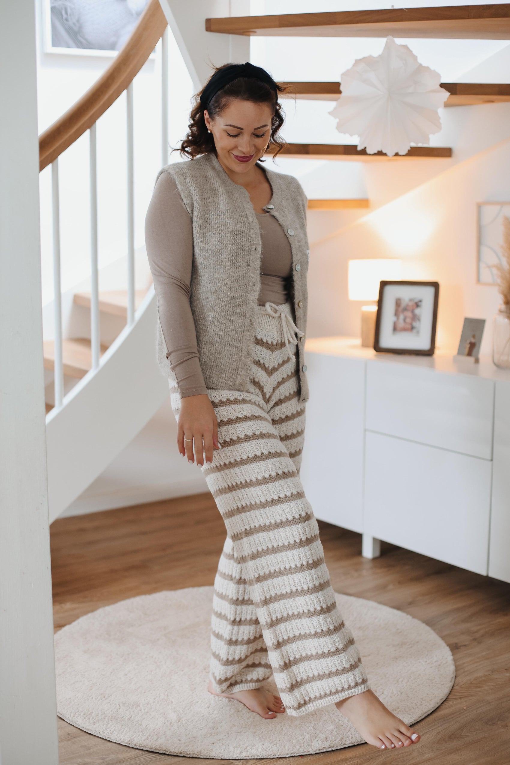 Strickhose „Cozy Stripes“