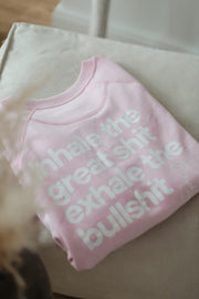 Inhale / Exhale oversized Sweater