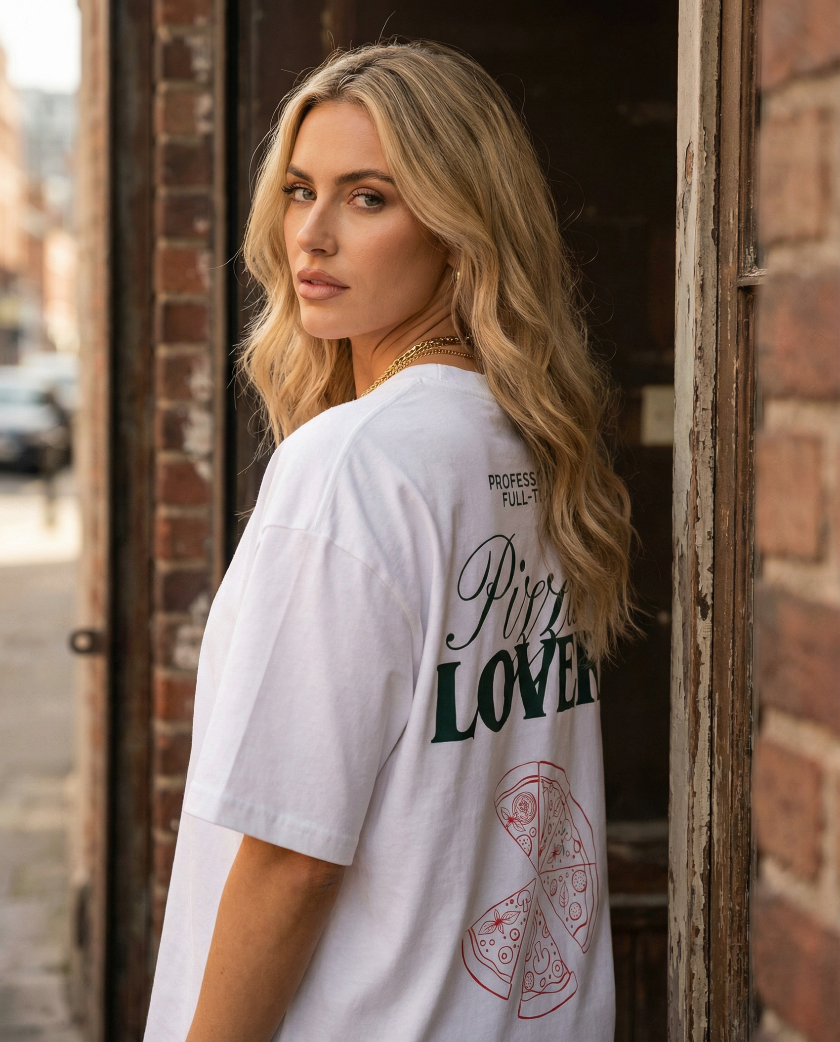 Pizza Lover oversized T-Shirt