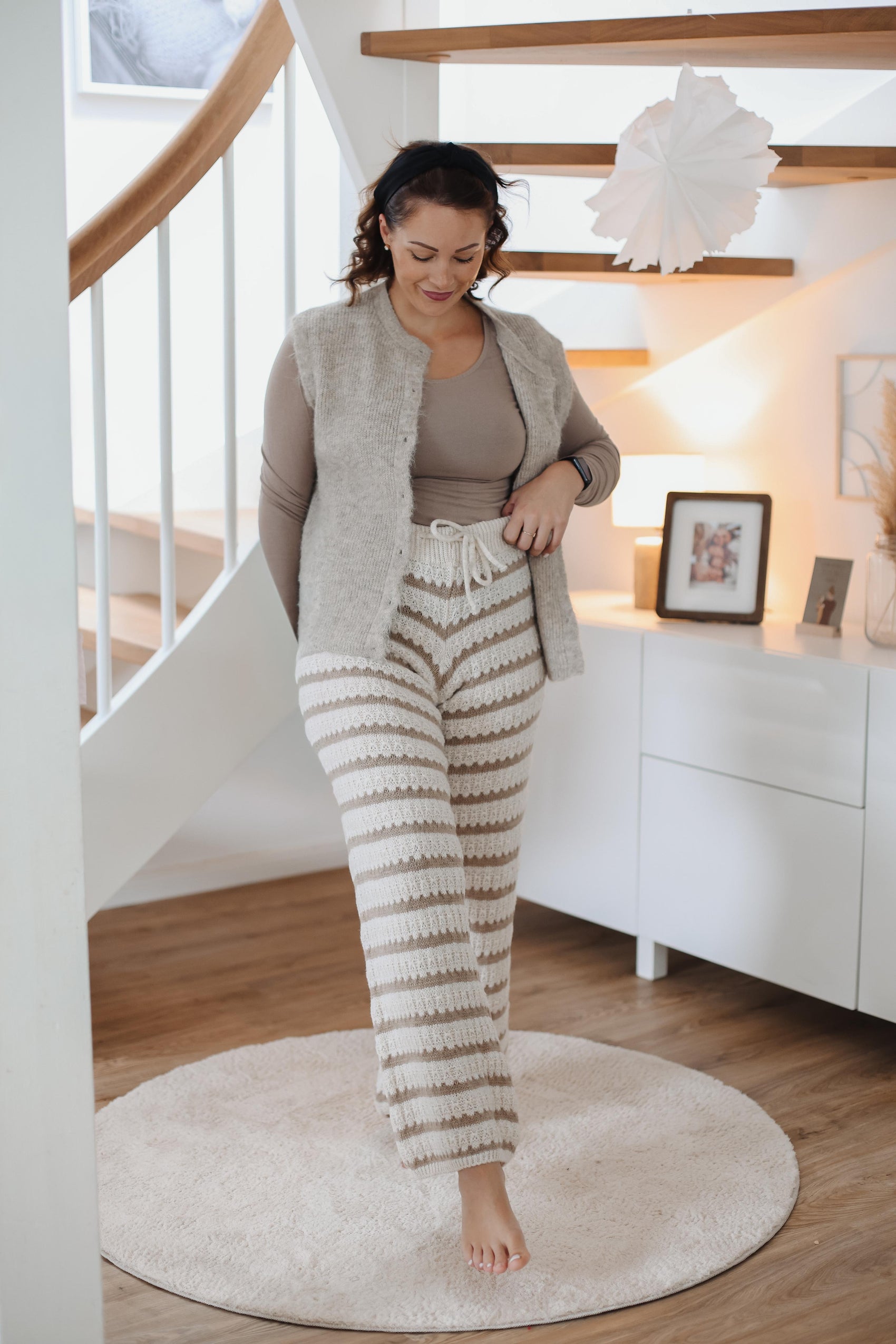 Strickhose „Cozy Stripes“