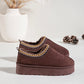 Flauschi Plateau Slipper
