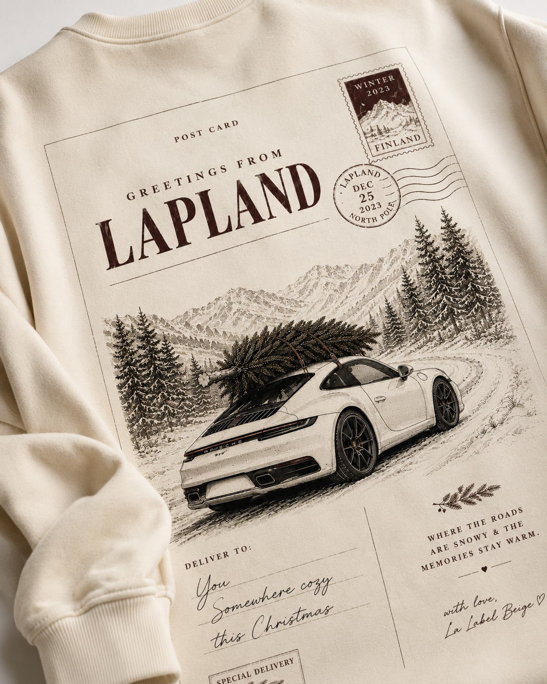Lapland Christmas oversized Sweater