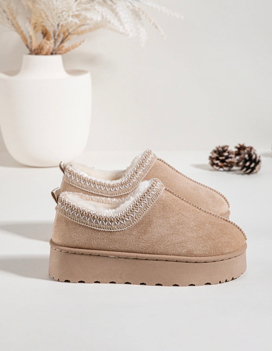 Flauschi Plateau Slipper