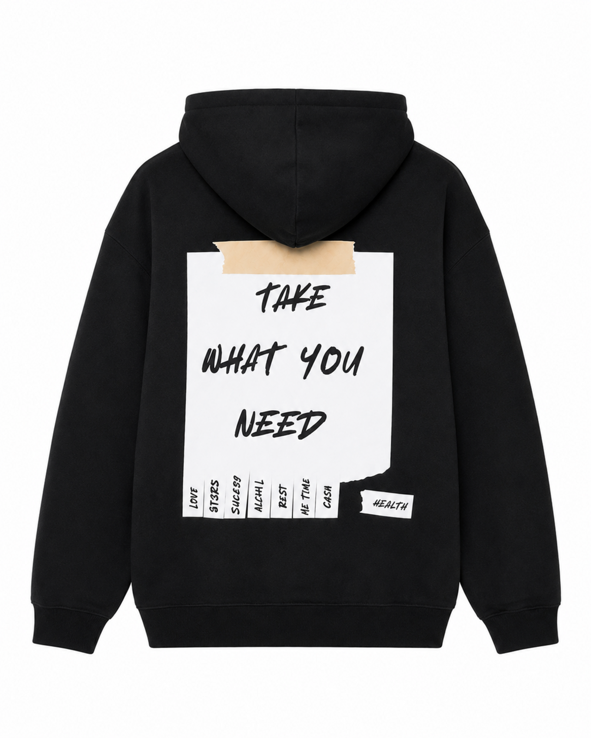 Take what you need - oversized Hoodie