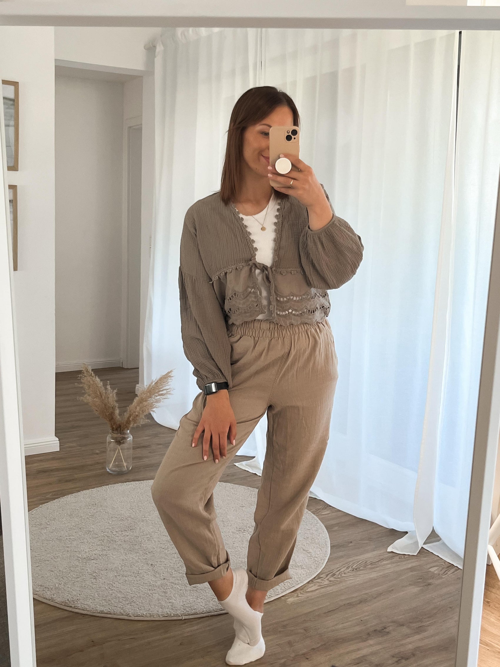 Musselinbluse „Liora“