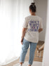 Oversized Damen T-Shirt in Vintage Weiß aus Bio-Baumwolle von La Label Beige