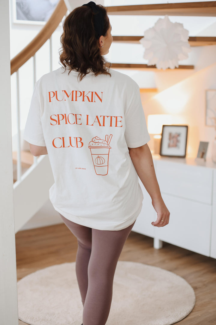 Pumpkin Spice Latte Club oversized T-Shirt
