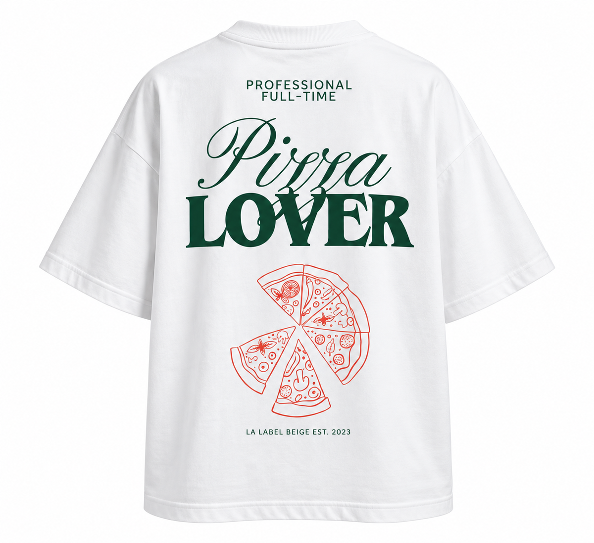 Pizza Lover oversized T-Shirt