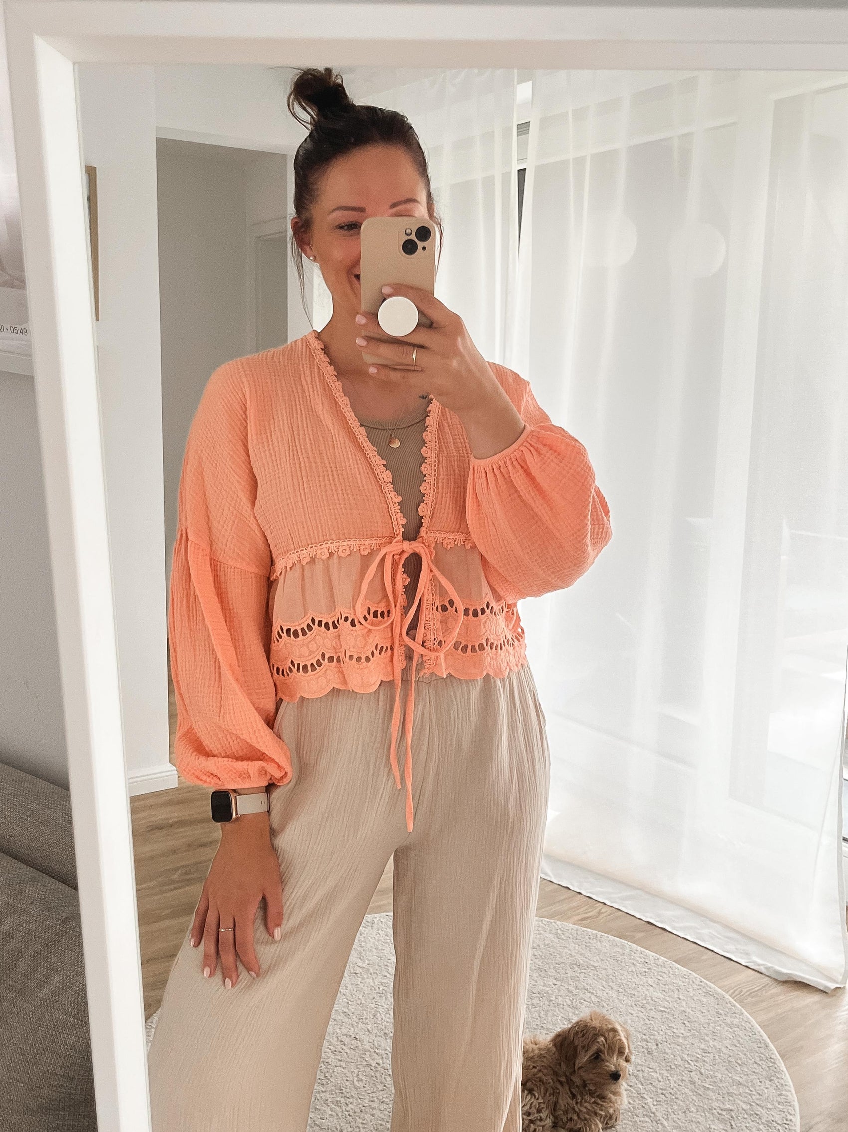 Musselinbluse „Liora“