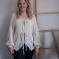 Wolke 7 Schleifen-Strickjacke