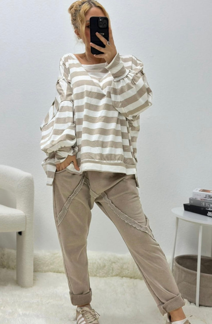 Oversize Striped Sweater