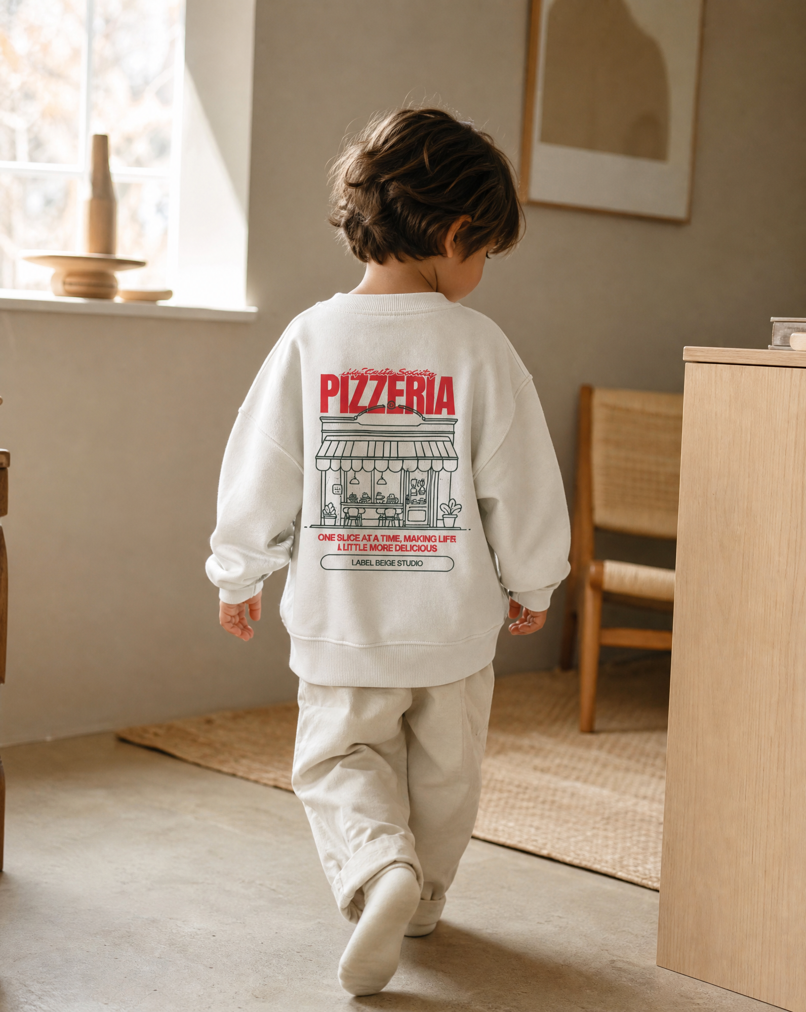 Pizza Kindersweater