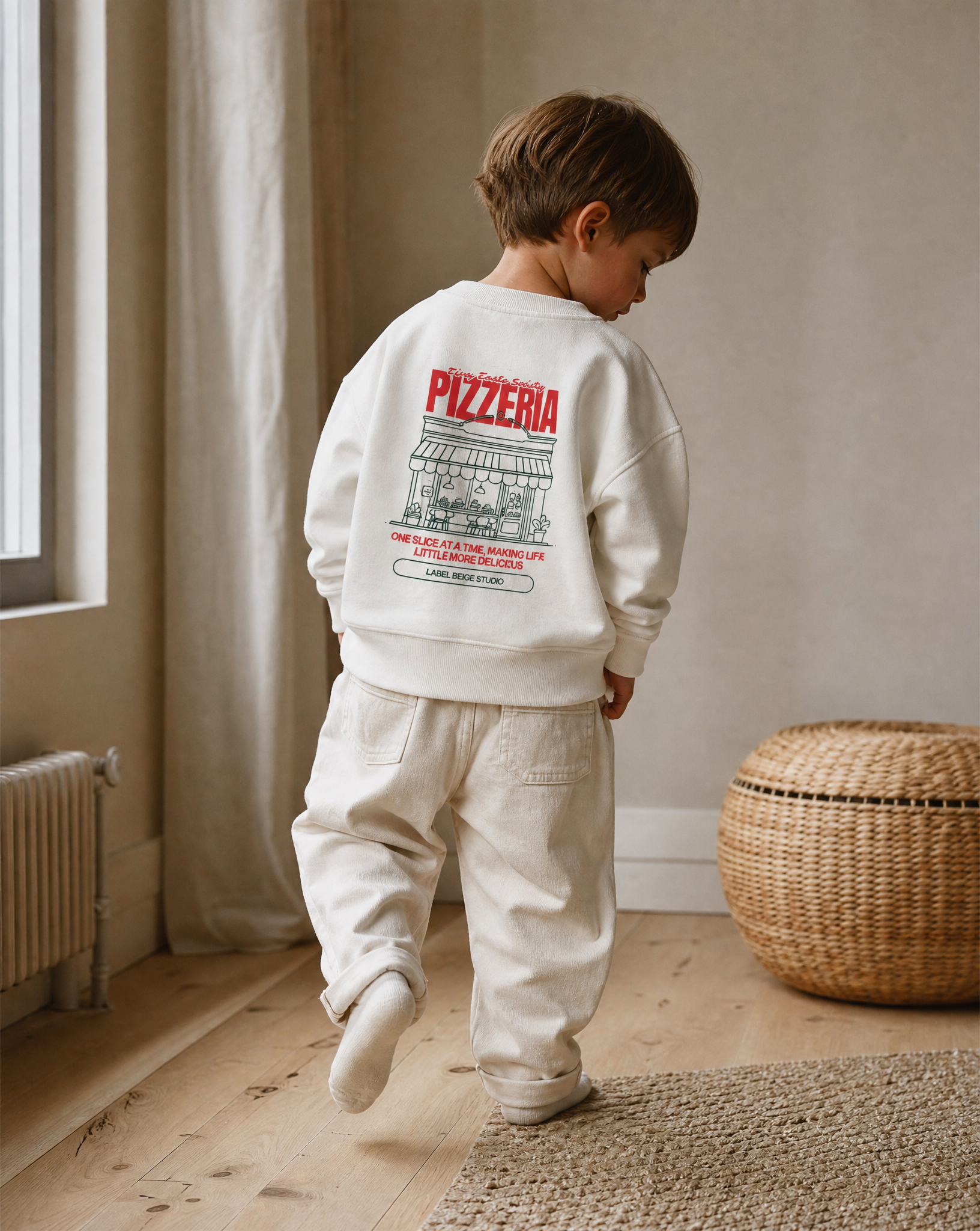 Pizza Kindersweater