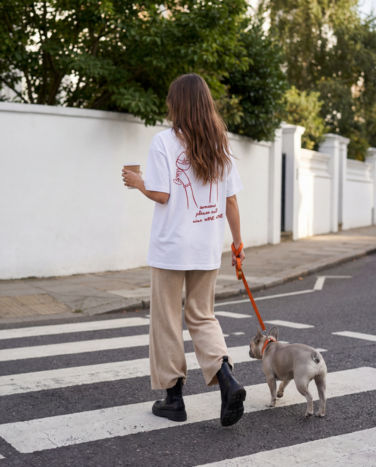 Wine wine oversized Tshirt
