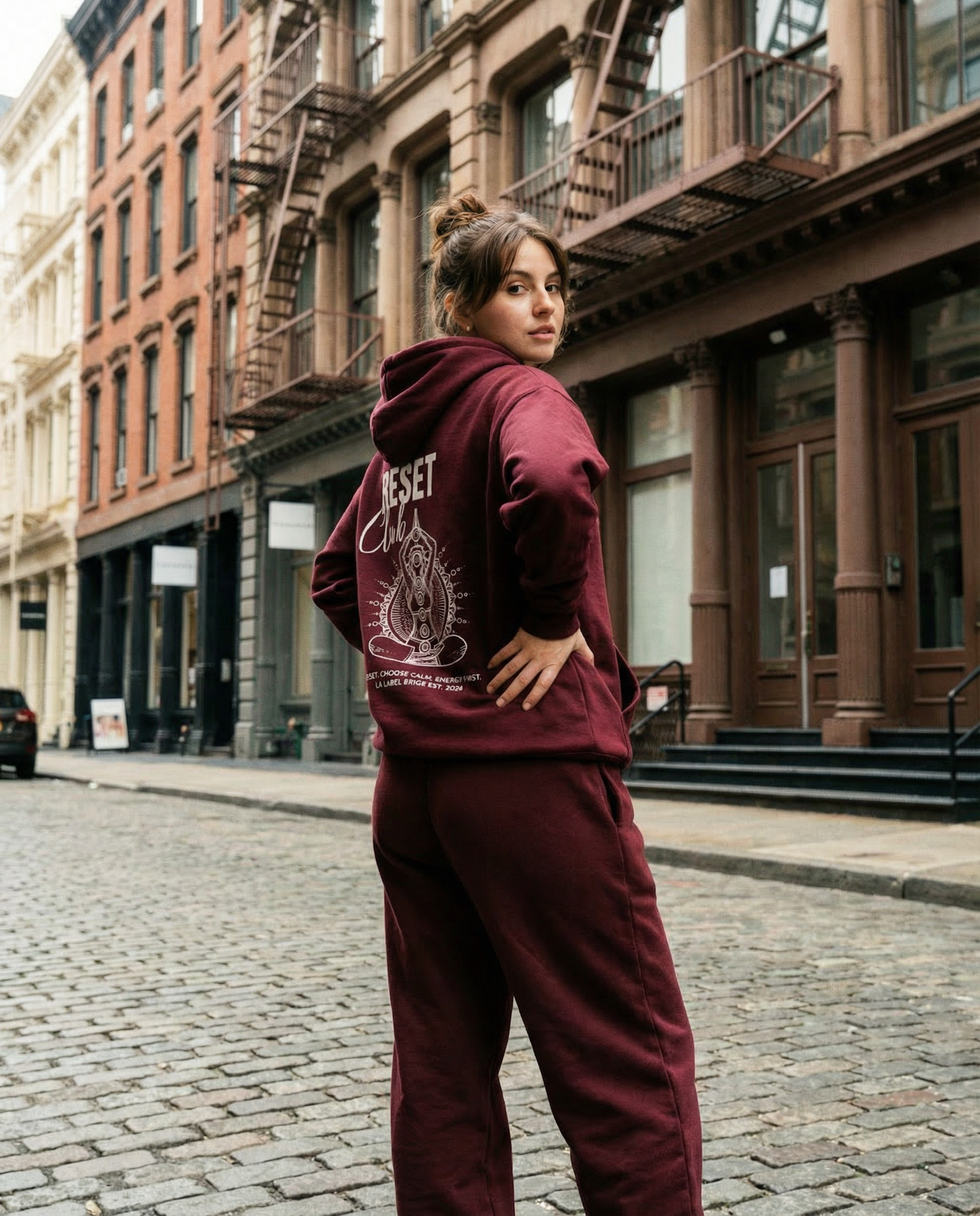 Reset-Club oversized Hoodie