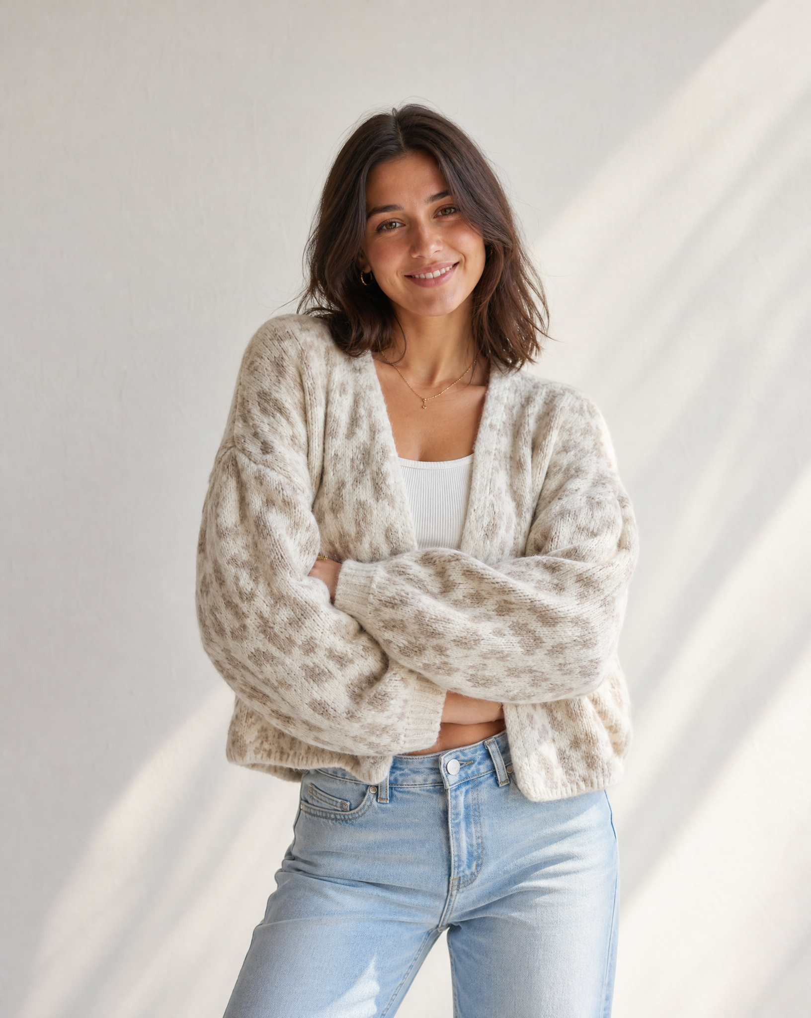 Wolke 7 - Leoprint Cardigan